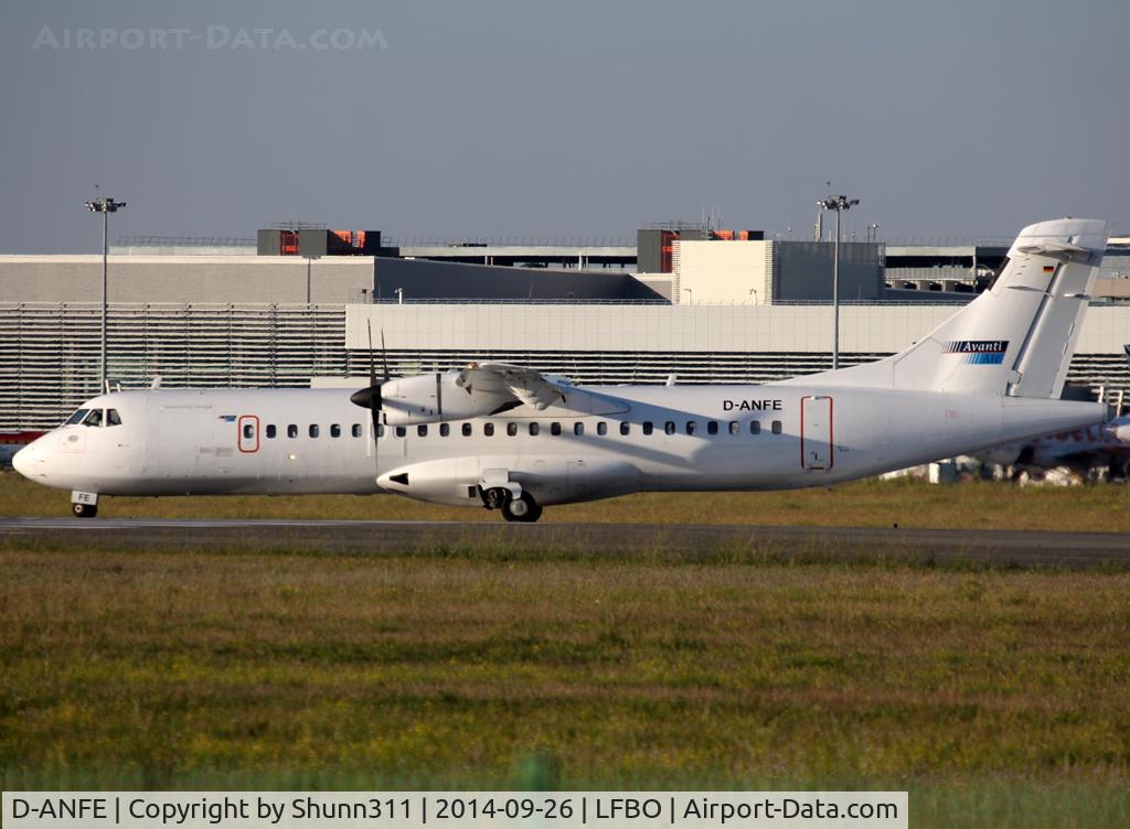 D-ANFE, 1992 ATR 72-202F C/N 294, Lining up rwy 32L for departure...