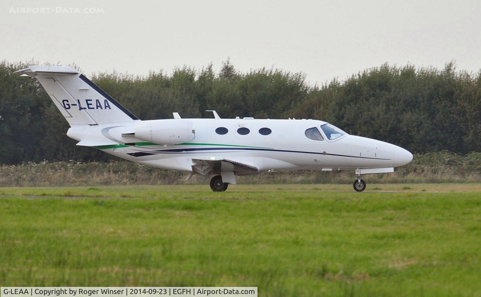 G-LEAA, 2007 Cessna 510 Citation Mustang Citation Mustang C/N 510-0072, Visiting Cessna Mustang operated by London Executive Aviation.