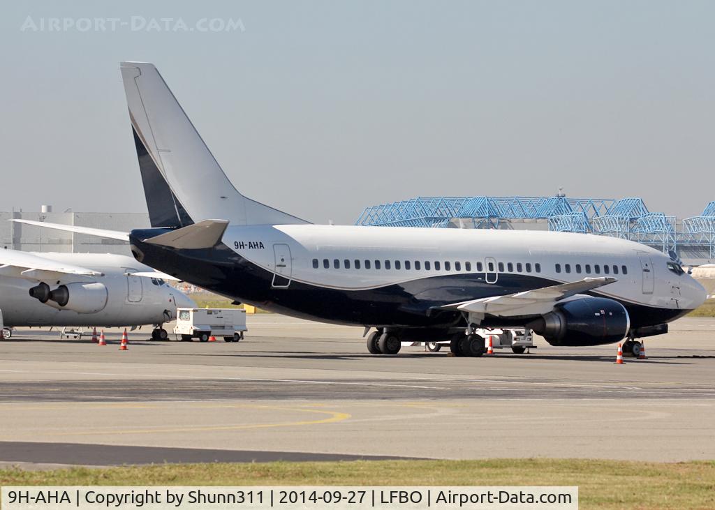 9H-AHA, 1991 Boeing 737-505 C/N 24647, Parked at the General Aviation area...
