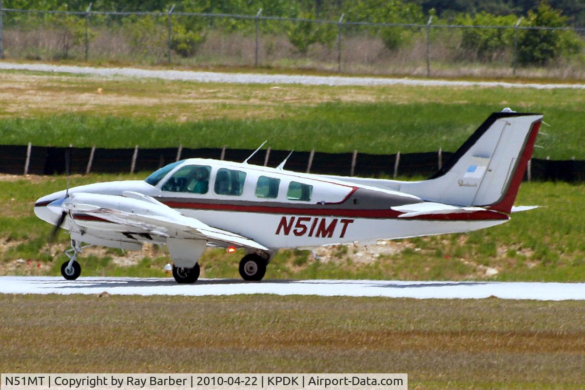 N51MT, 1985 Beech 58 Baron C/N TH-1485, Beech 58 Baron [TH-1485] Atlanta-Dekalb Peachtree~N 22/04/2010