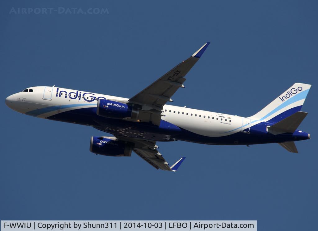 F-WWIU, 2014 Airbus A320-232 C/N 6287, C/n 6287 - To be VT-IAX