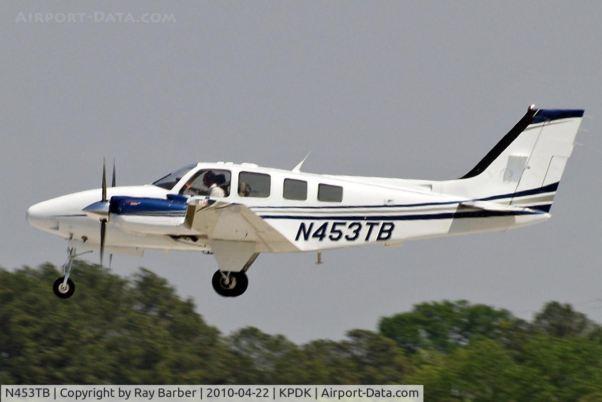 N453TB, 2007 Hawker Beechcraft Corp G58 Baron C/N TH-2188, Beech G58 Baron [TH-2188] Atlanta-Dekalb Peachtree~N 22/04/2010