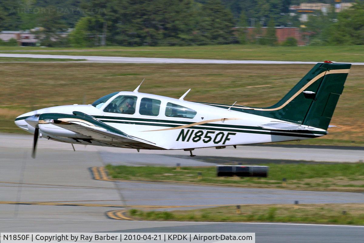 N1850F, 1981 Beech E-55 Baron C/N TE-1195, Beech 95-E55 Baron [TE-1195] Atlanta-Dekalb Peachtree~N 21/04/2010