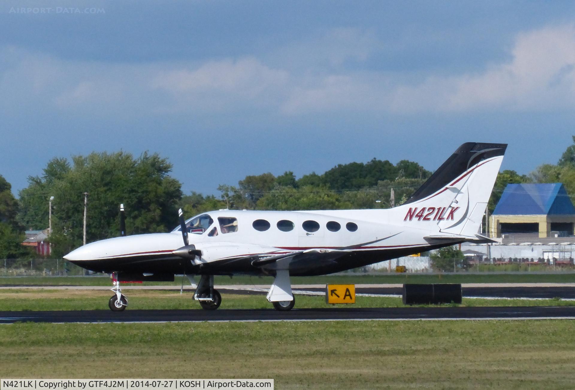 N421LK, 1981 Cessna 421C Golden Eagle C/N 421C1017, N421LK   at Oskosh 27.7.14