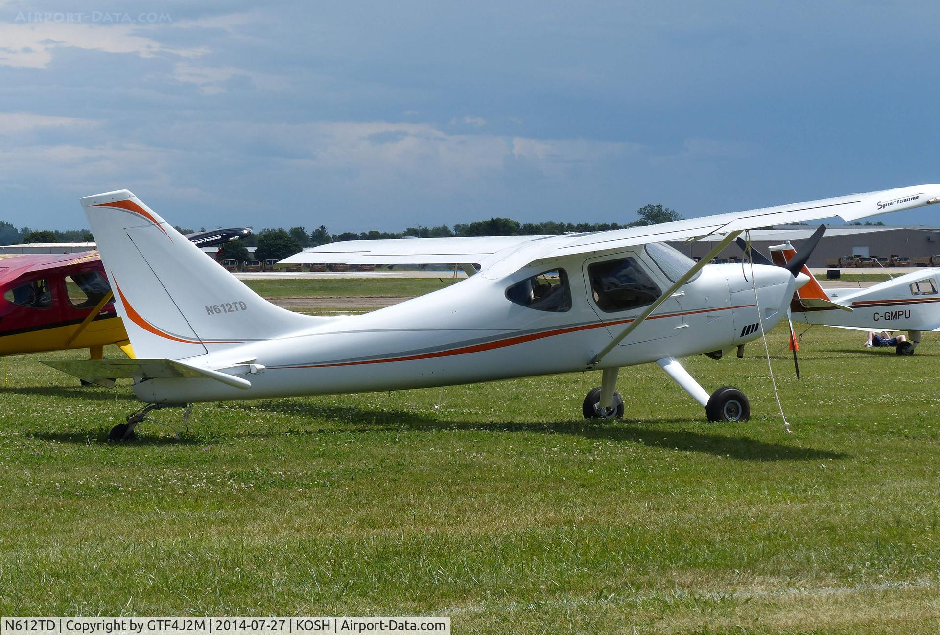 N612TD, 2014 Glasair GS-2 Sportsman C/N 7392, N612TD   at Oskosh 27.7.14