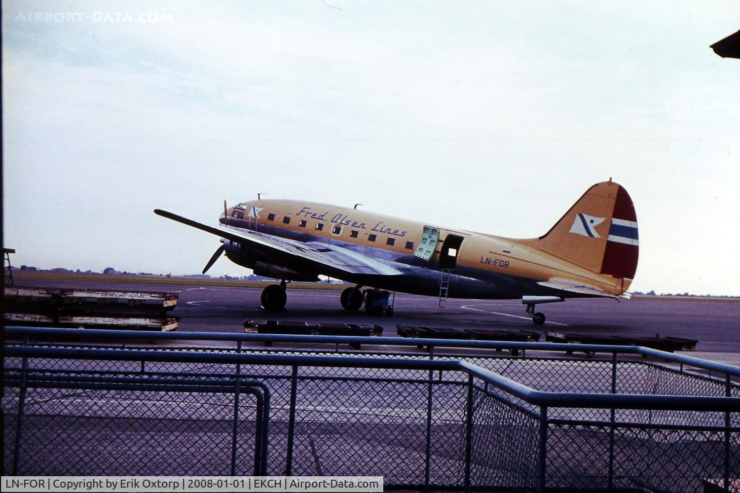 LN-FOR, 1944 Curtiss C-46R C/N 30252, LN-FOR in CPH