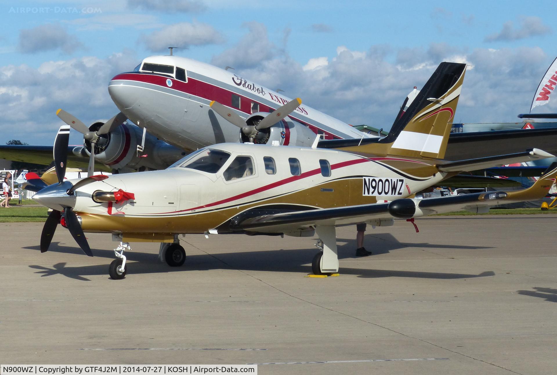 N900WZ, 2014 Socata TBM-700 C/N 1012, N900WZ   at Oskosh 27.7.14