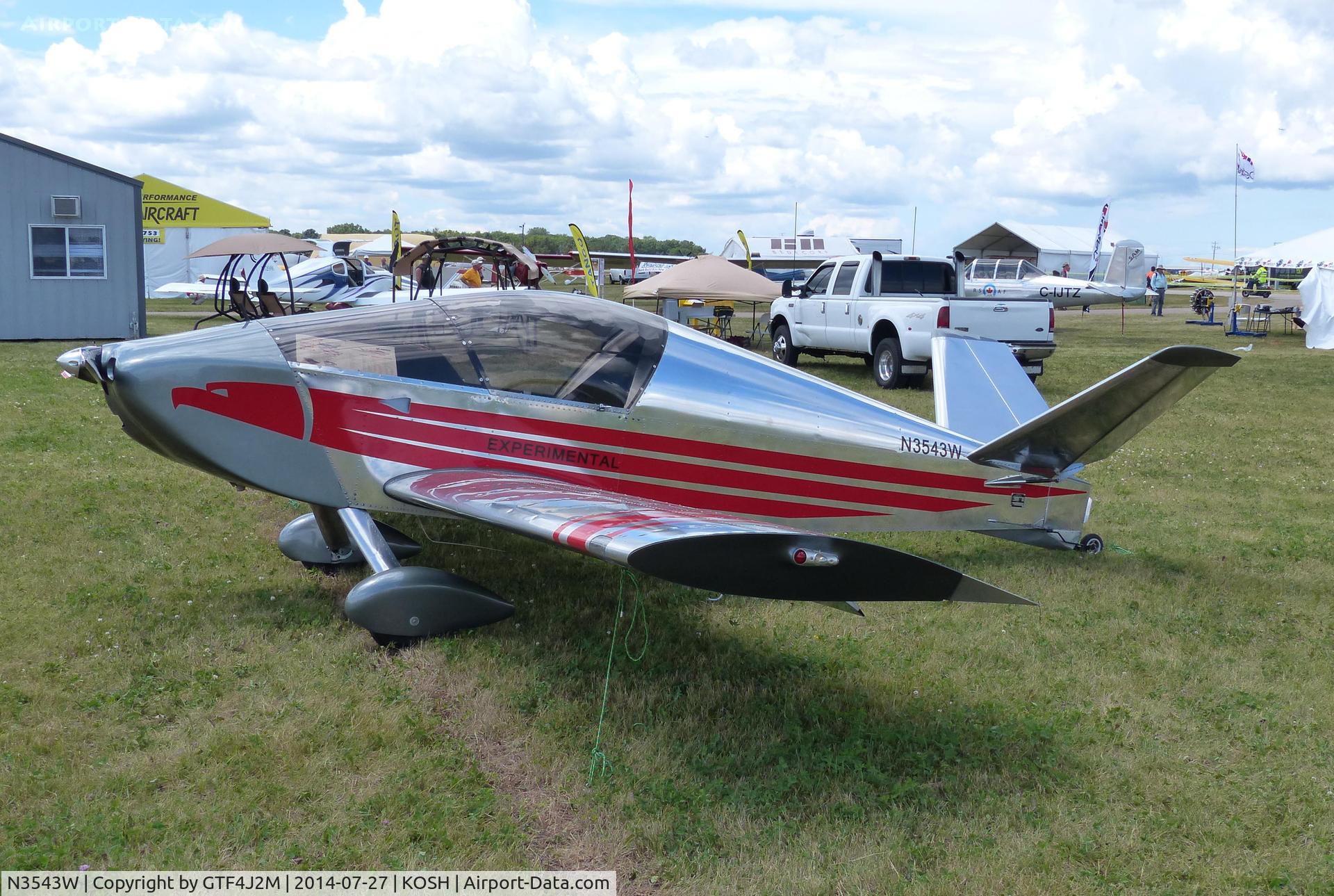 N3543W, Sonex Waiex C/N W0041, N3543W  at Oshkosh 27.7.14
