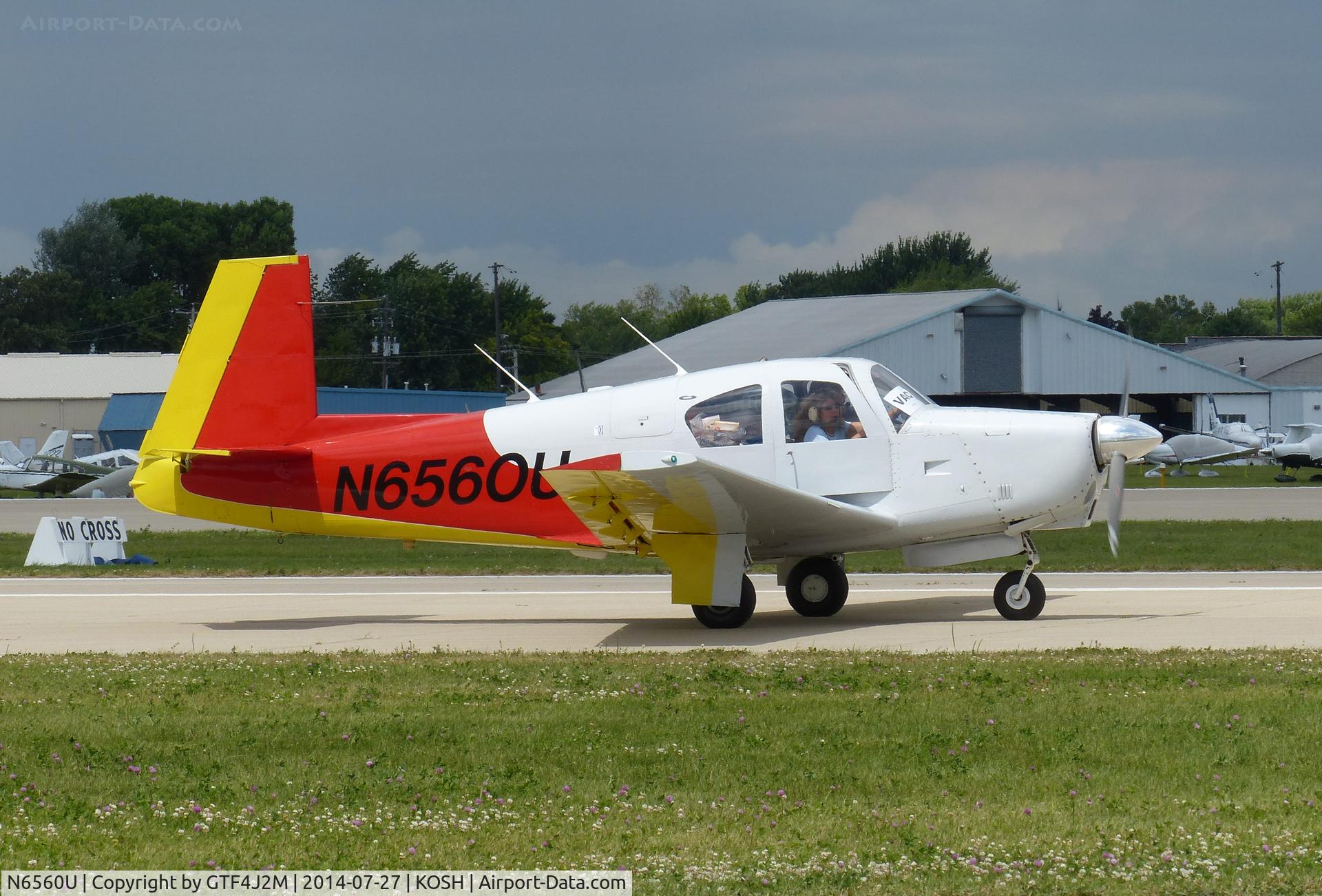 N6560U, 1962 Mooney M20C Ranger C/N 2342, N6560U   at Oshkosh 27.7.14