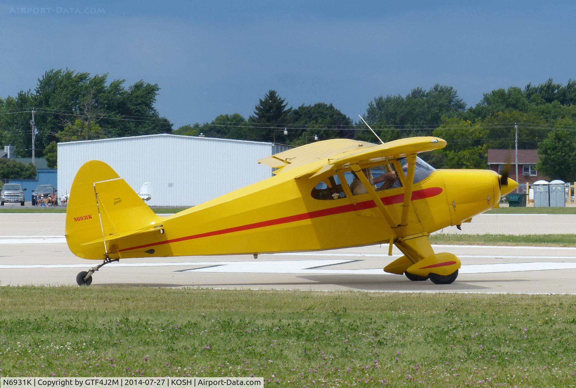N6931K, 1950 Piper PA-20 Pacer C/N 20-35, N6931K   at Oshkosh 27.7.14