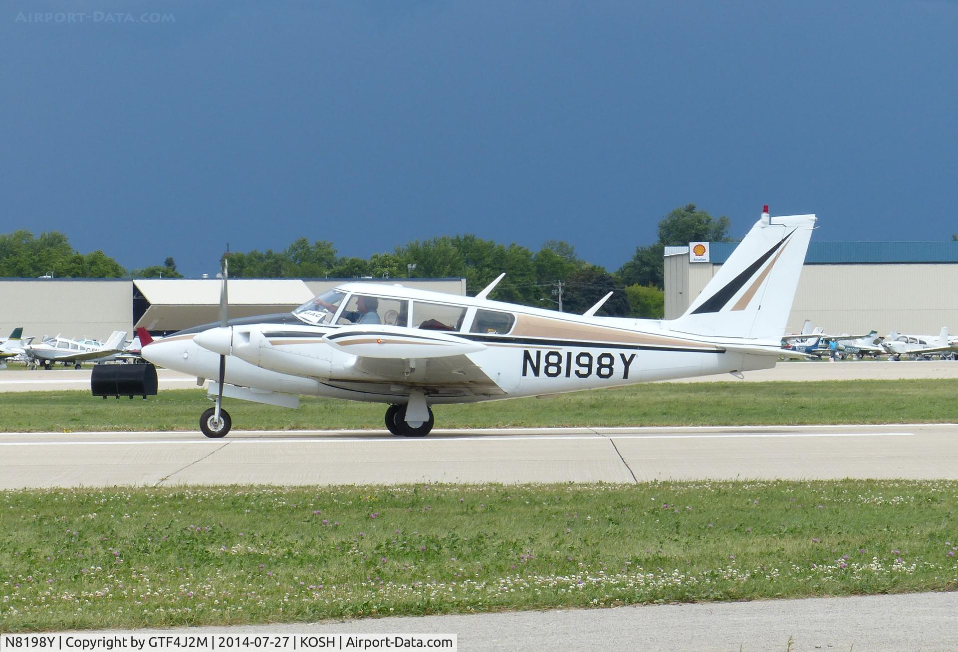 N8198Y, 1966 Piper PA-30 Twin Comanche C/N 30-1317, N8198Y   at Oshkosh 27.7.14