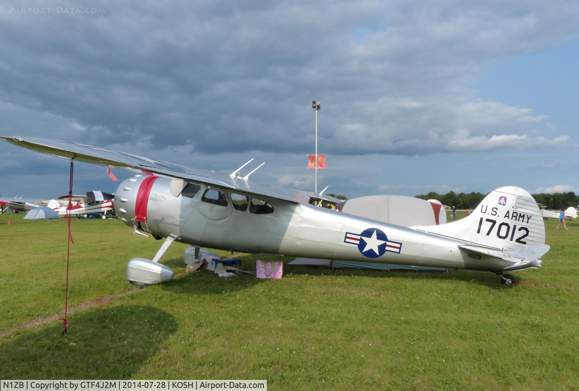 N1ZB, 1951 Cessna LC-126C C/N 7855, N1ZB   at Oshkosh 28.7.14 as 