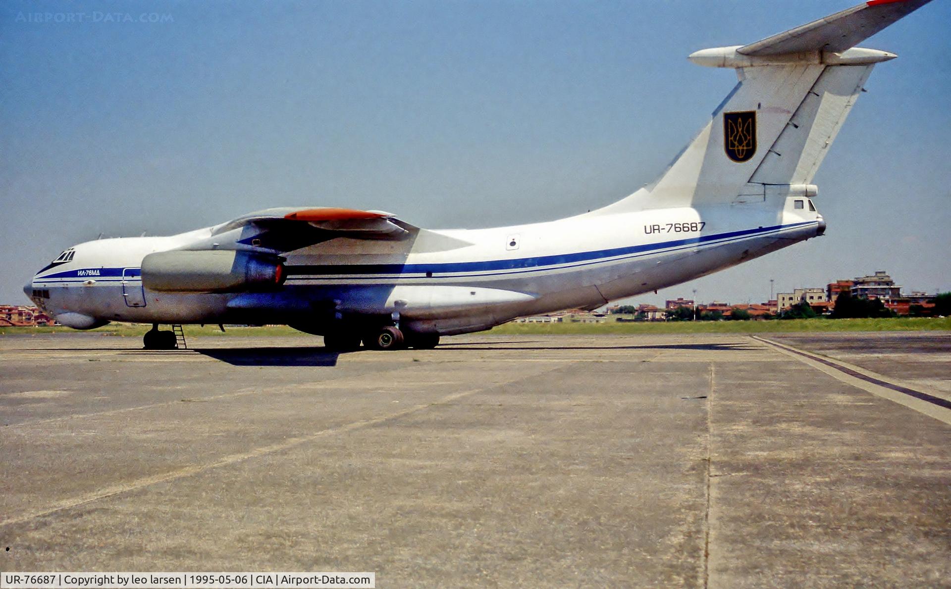 UR-76687, 1986 Ilyushin IL-76MD C/N 0063469051, Rom CIAMPINO  6.5.95