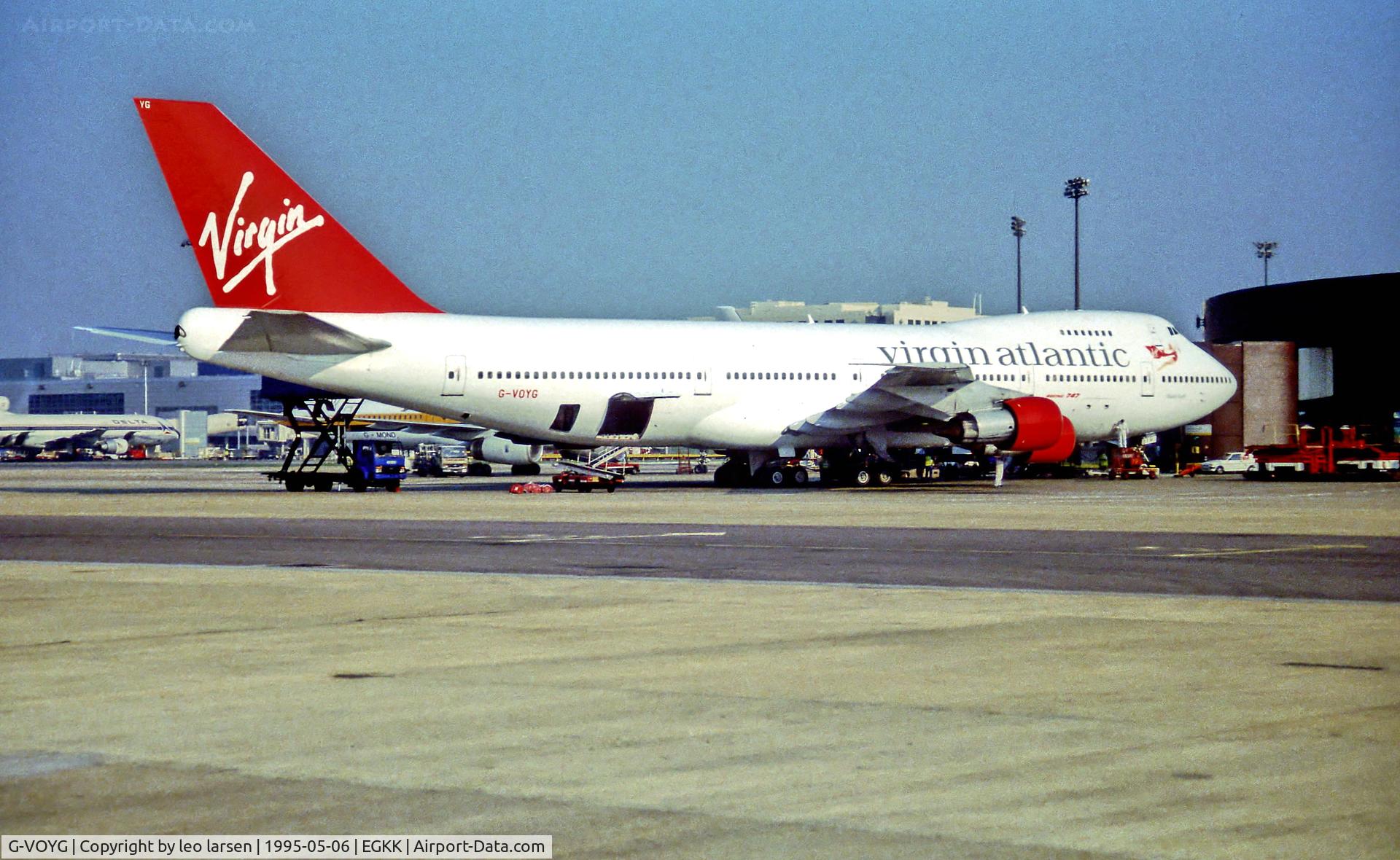 G-VOYG, 1971 Boeing 747-283B C/N 20121, London Gatwick 6.5.95