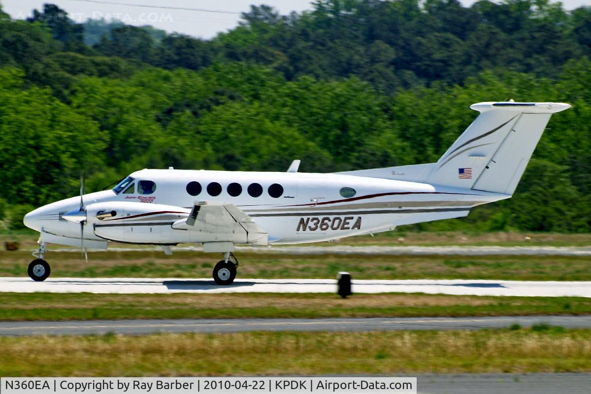 N360EA, 1986 Beech B200 Super King Air King Air C/N BB-1231, Beech B200 Super King Air [BB-1231] Atlanta-Dekalb Peachtree~N 22/04/2010