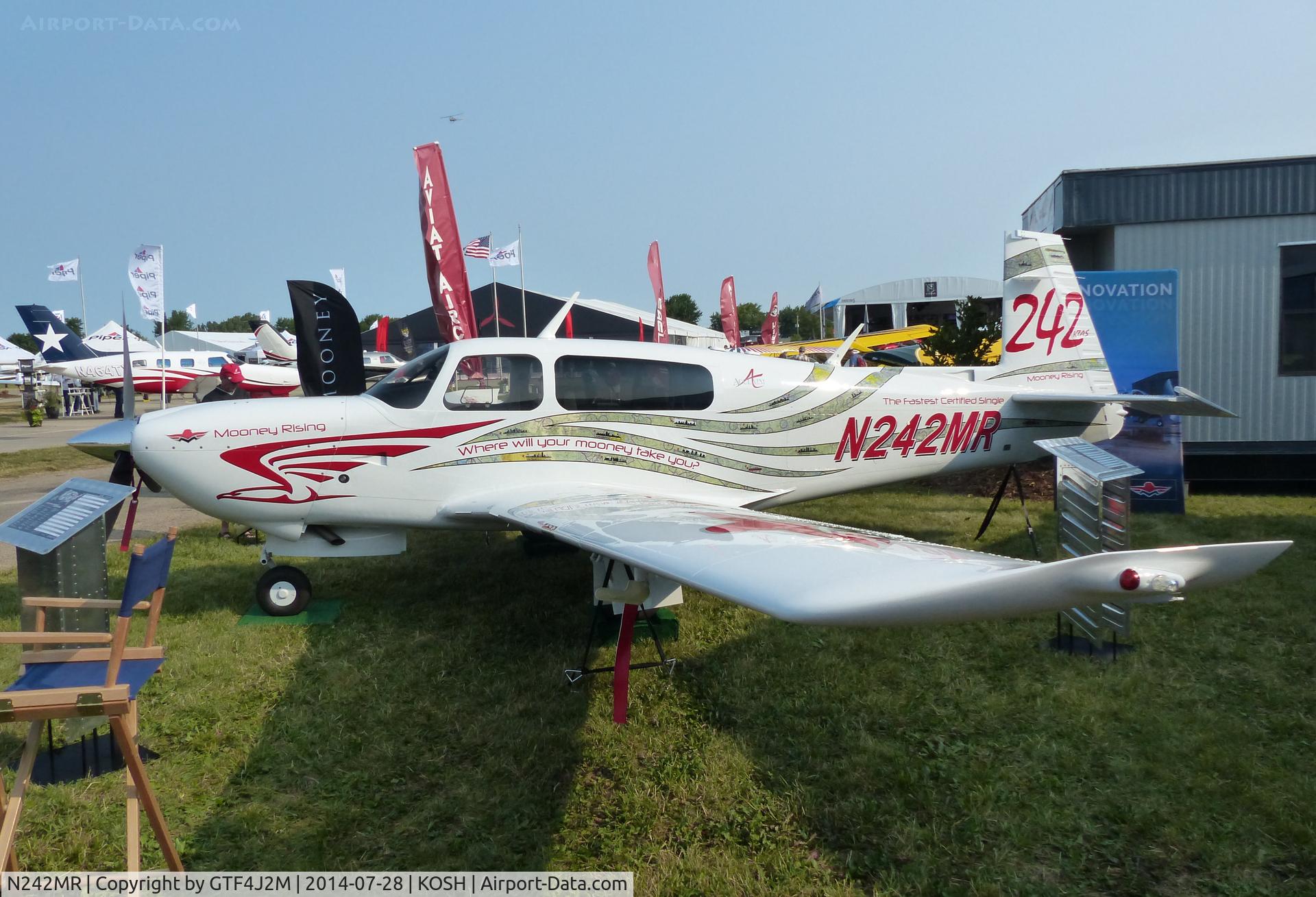 N242MR, 2014 Mooney M20TN Acclaim C/N 31-0128, N242MR   at Oshkosh 28.7.14
