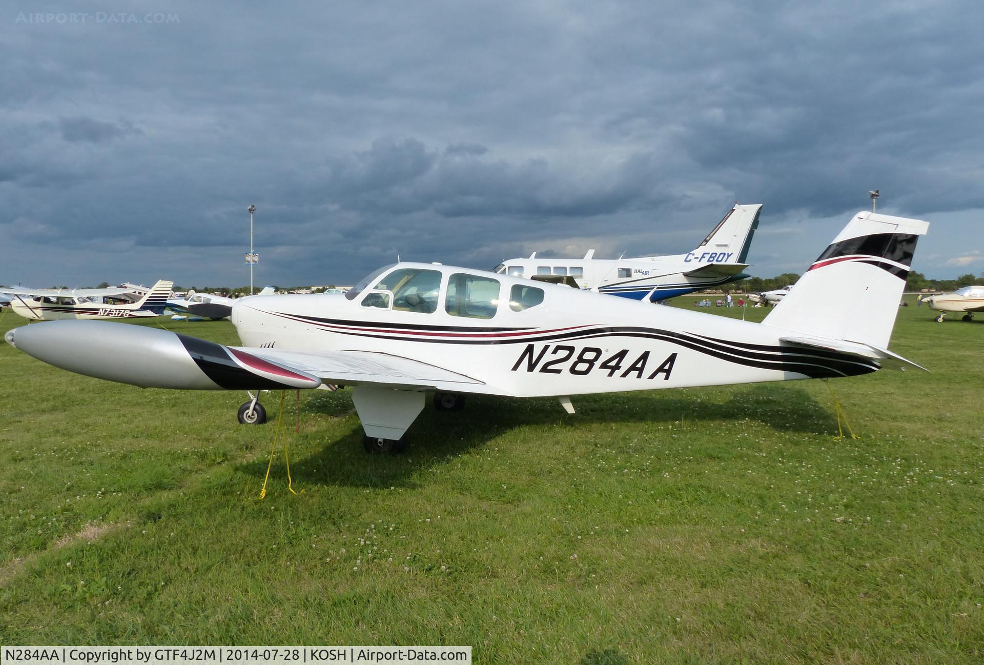 N284AA, 1960 Beech 35-33 Debonair C/N CD-189, N284AA   at Oshkosh 28.7.14