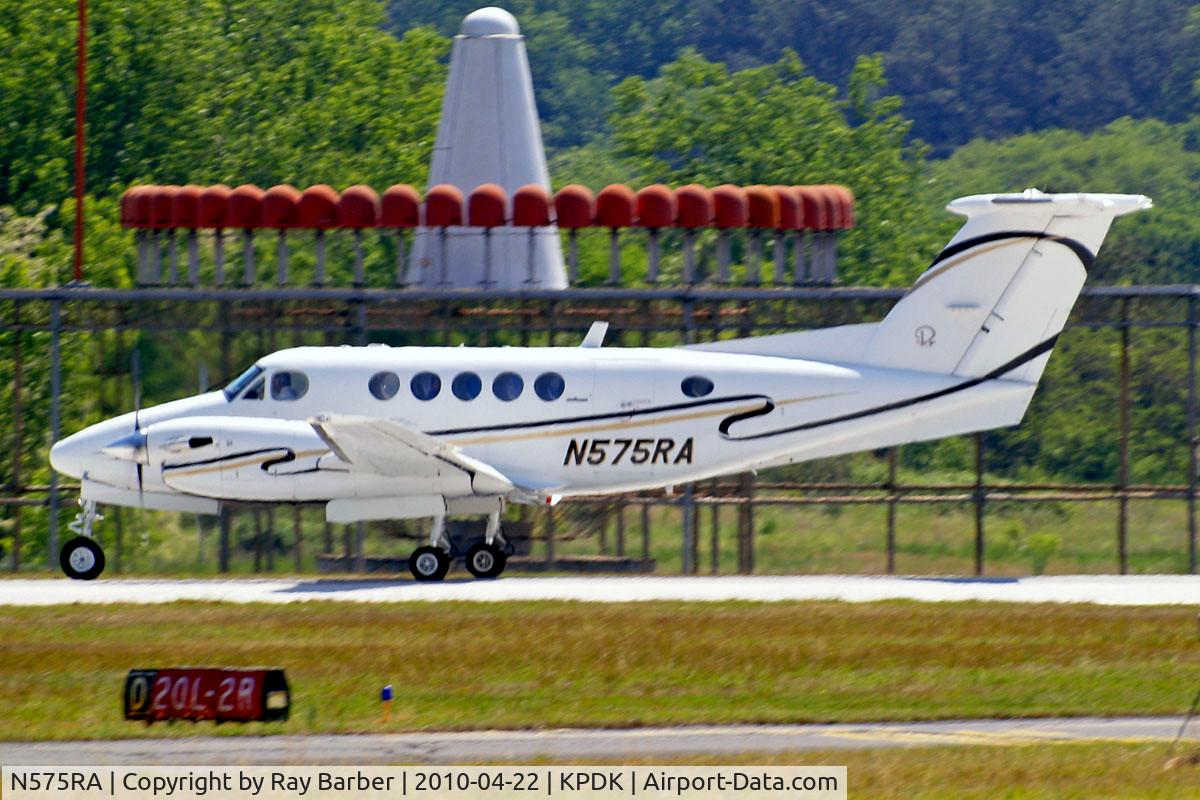 N575RA, 1980 Beech 200 Super King Air C/N BB-575, Beech 200 Super King Air [BB-575] Atlanta-Dekalb Peachtree~N 22/04/2010