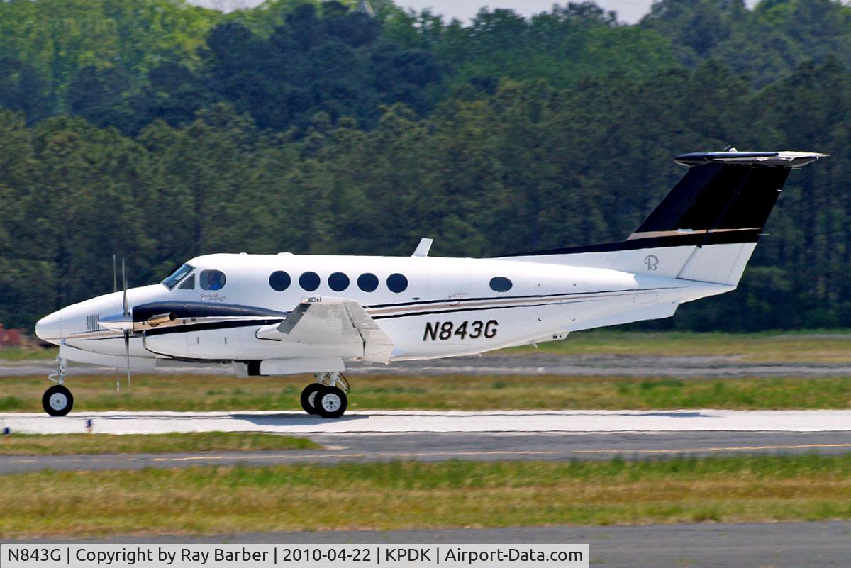 N843G, 1981 Beech 200 C/N BB-843, Beech 200 Super King Air [BB-843] Atlanta-Dekalb Peachtree~N 22/04/2010