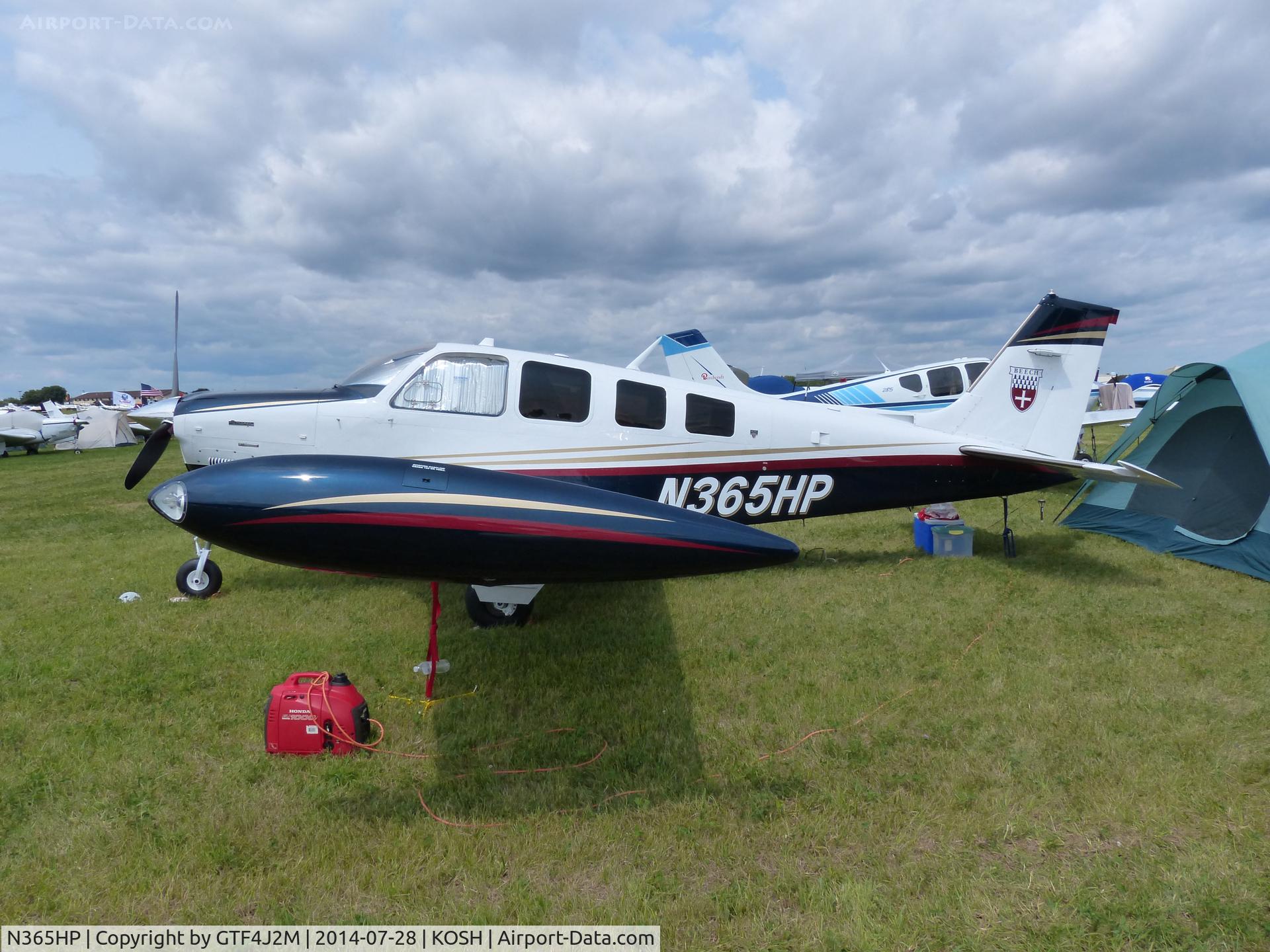 N365HP, 1980 Beech A36 Bonanza 36 C/N E-1756, N365HP   at Oshkosh 28.7.14