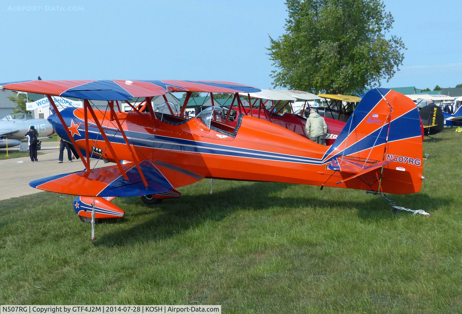 N507RG, 1995 Stolp SA-300 Starduster Too C/N 2507, N507RG   at Oshkosh 28.7.14