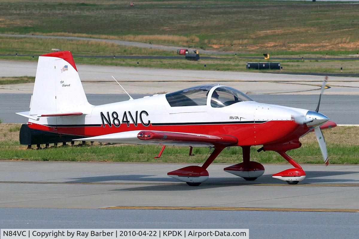 N84VC, 2008 Vans RV-7A C/N 71248, Van's RV-7A [71248] Atlanta-Dekalb Peachtree~N 22/04/2010
