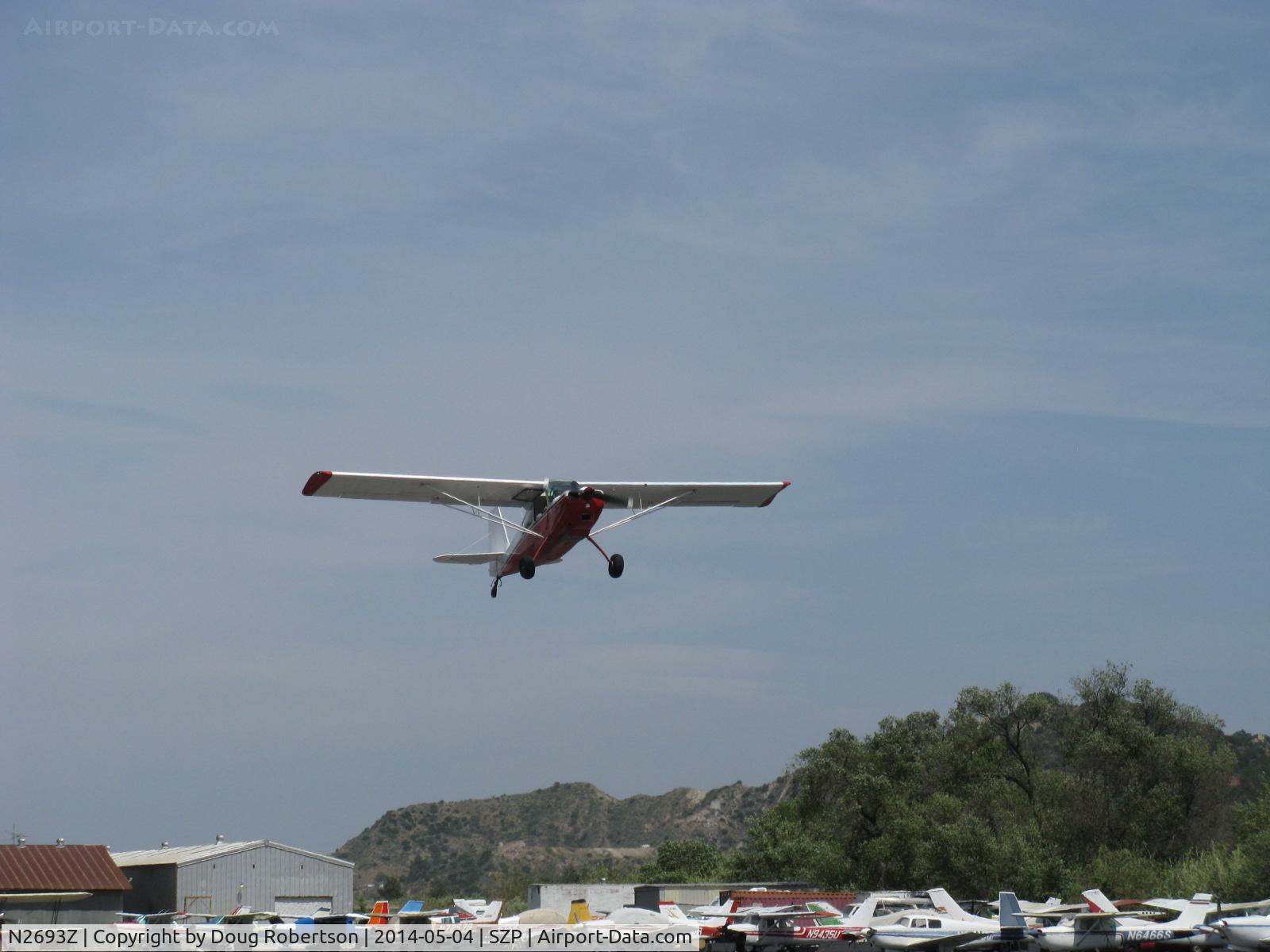 N2693Z, 1978 Bellanca 8GCBC C/N 268-78, 1978 Bellanca 8GCBC SCOUT, Lycoming O&VO 360 180 Hp, takeoff climb Rwy 22