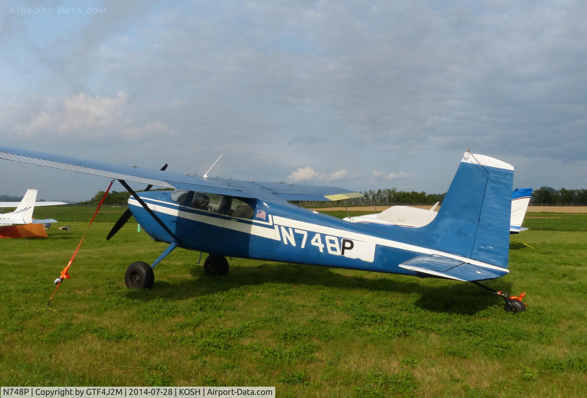 N748P, 1958 Cessna 180A C/N 50335, N748P   at Oshkosh 28.7.14