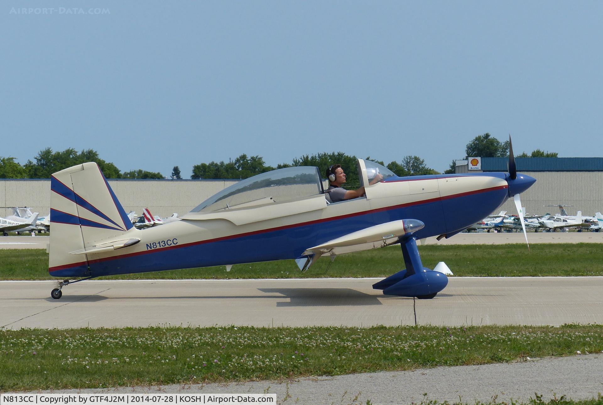N813CC, Vans RV-8 C/N 83098, N813CC   at Oshkosh 28.7.14