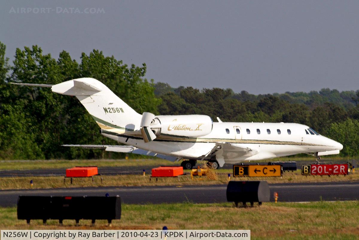N256W, 2003 Cessna 750 Citation X C/N 750-0221, Cessna Citation X [750-0221] Atlanta-Dekalb Peachtree~N 23/04/2010