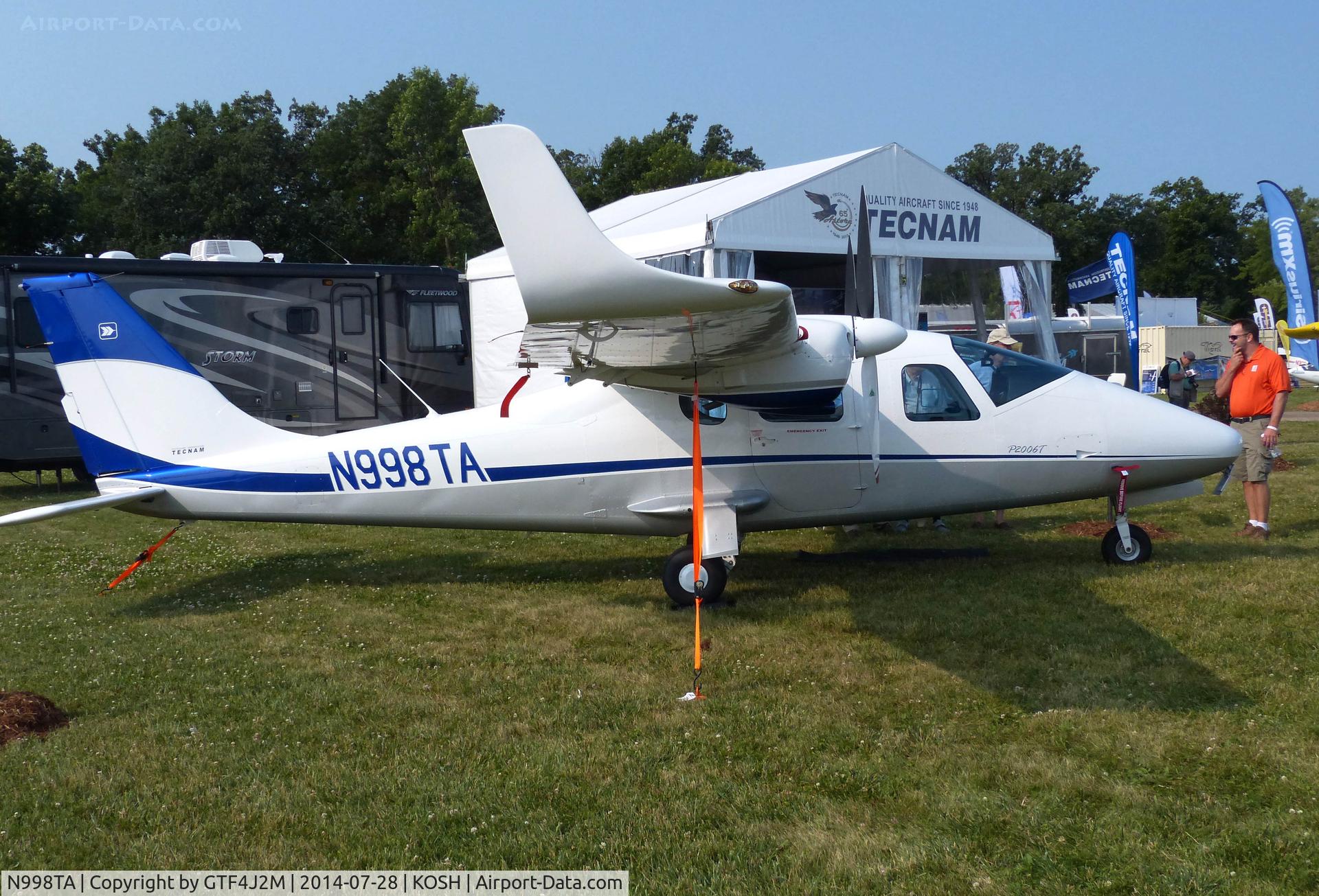 N998TA, 2014 Tecnam P-2006T C/N 127/US, N998TA   at Oshkosh 28.7.14