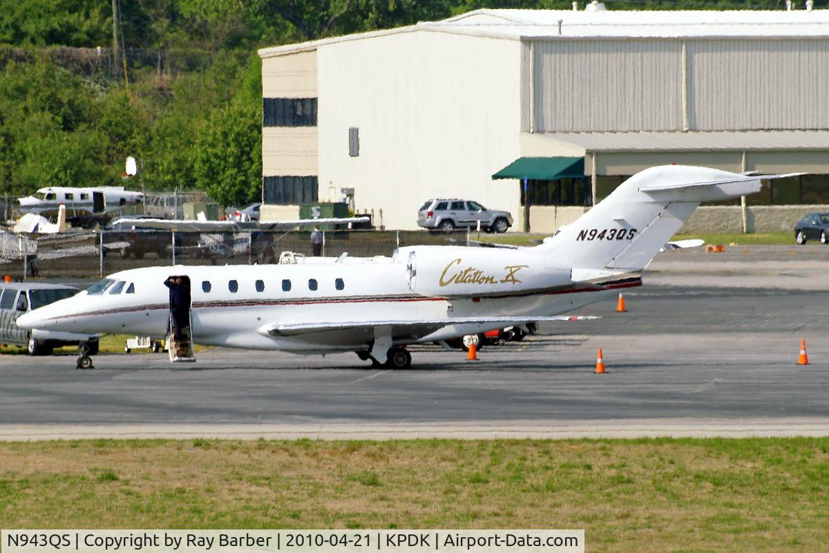 N943QS, 1998 Cessna 750 Citation X Citation X C/N 750-0043, Cessna Citation X [750-0043] Atlanta-Dekalb Peachtree~N 21/04/2010