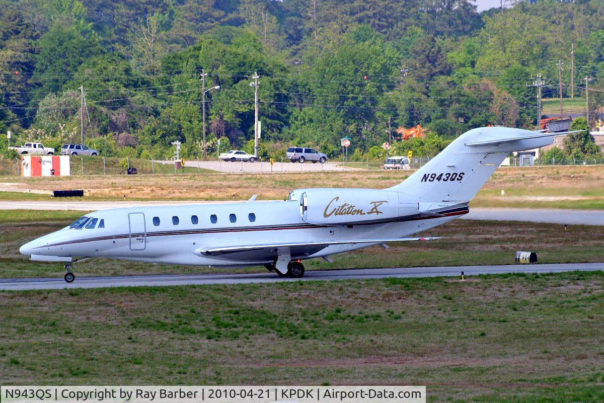 N943QS, 1998 Cessna 750 Citation X Citation X C/N 750-0043, Cessna Citation X [750-0043] Atlanta-Dekalb Peachtree~N 21/04/2010