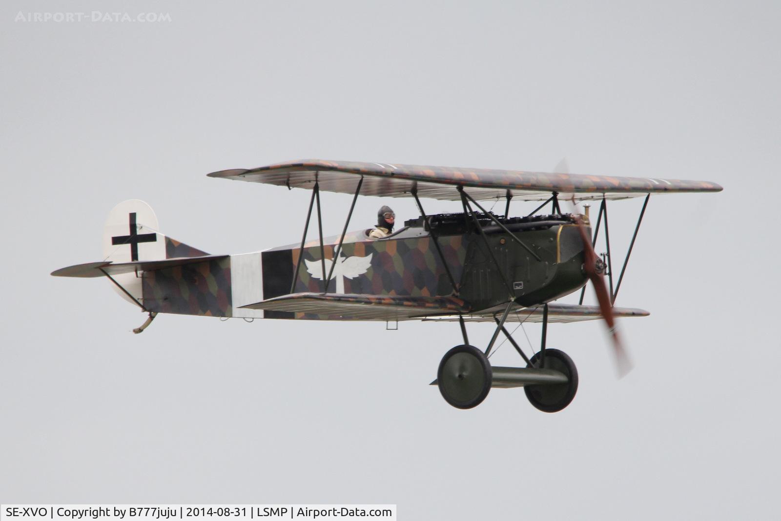 SE-XVO, 2010 Fokker D.VII Replica C/N 10400/18-989, at AIR14