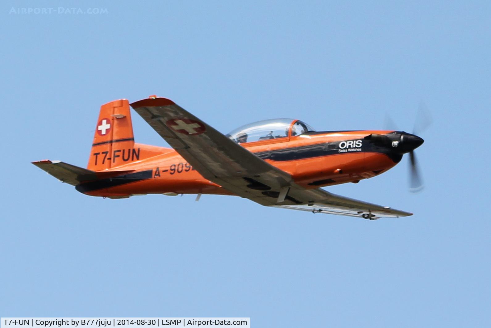 T7-FUN, 1982 Pilatus PC-7 C/N 317, at AIR14