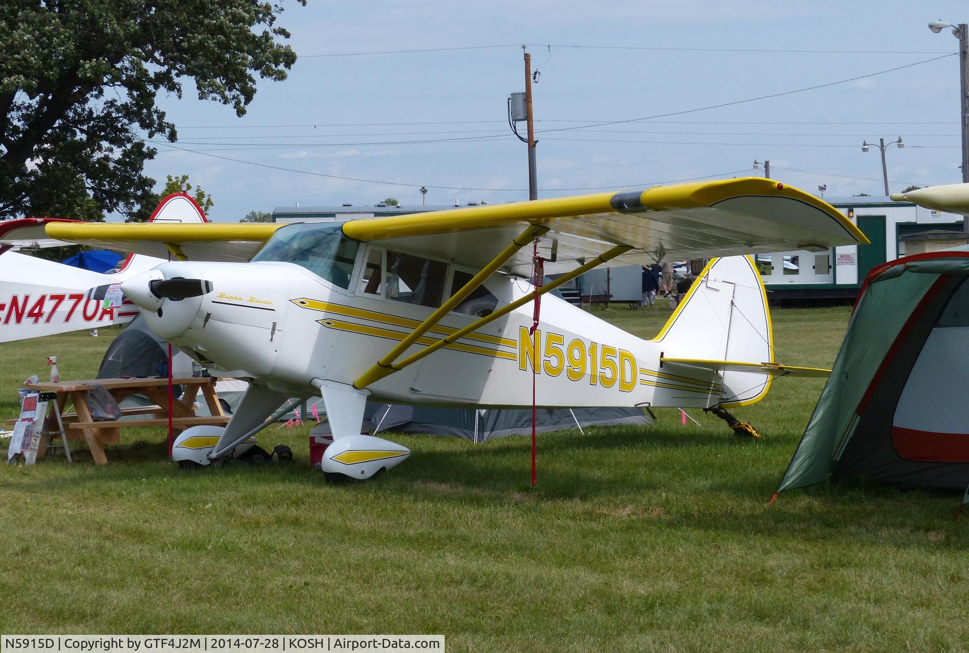 N5915D, 1956 Piper PA-22-150 C/N 22-4577, N5915D   at Oshkosh 28.7.14