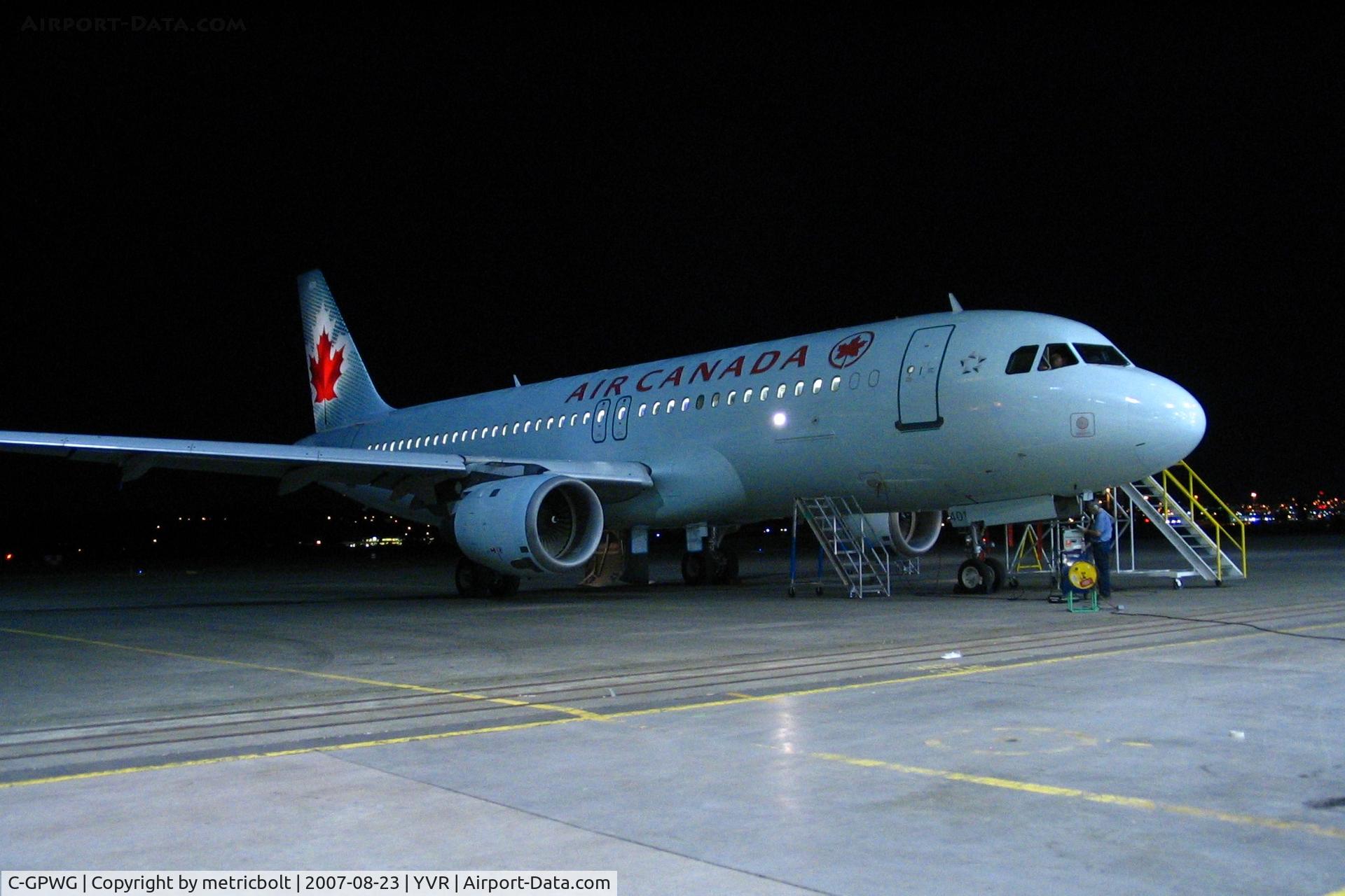C-GPWG, 1991 Airbus A320-211 C/N 174, Post maintenance check