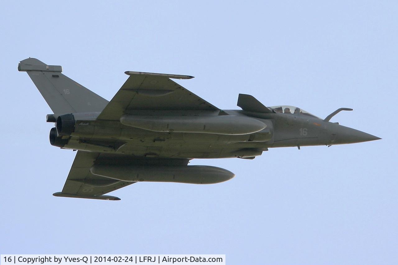 16, Dassault Rafale M C/N 16, Dassault Rafale M, Take off rwy 26, Landivisiau Naval Air Base (LFRJ)