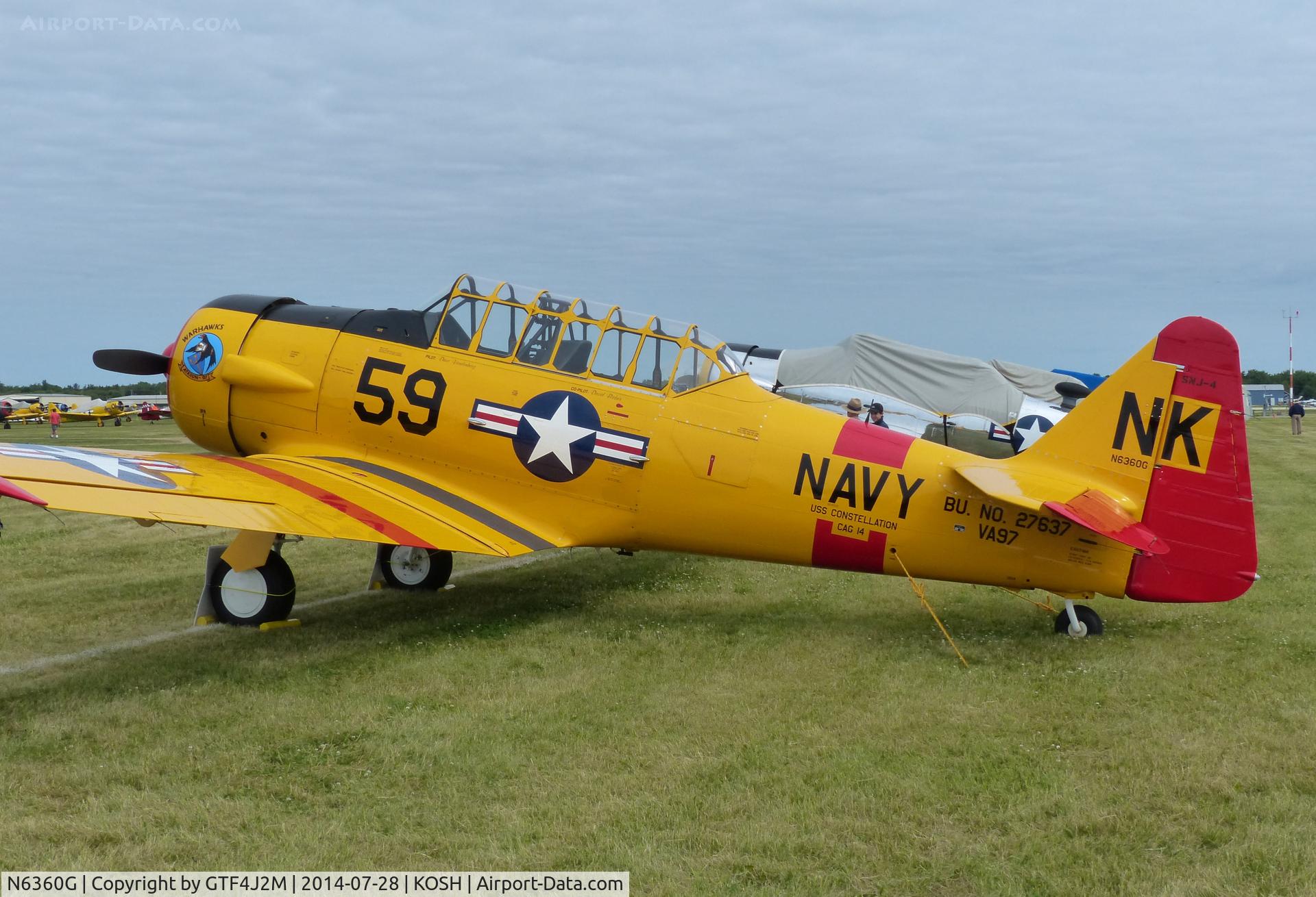 N6360G, North American SNJ-4 Texan C/N 88-13133, N6360G 