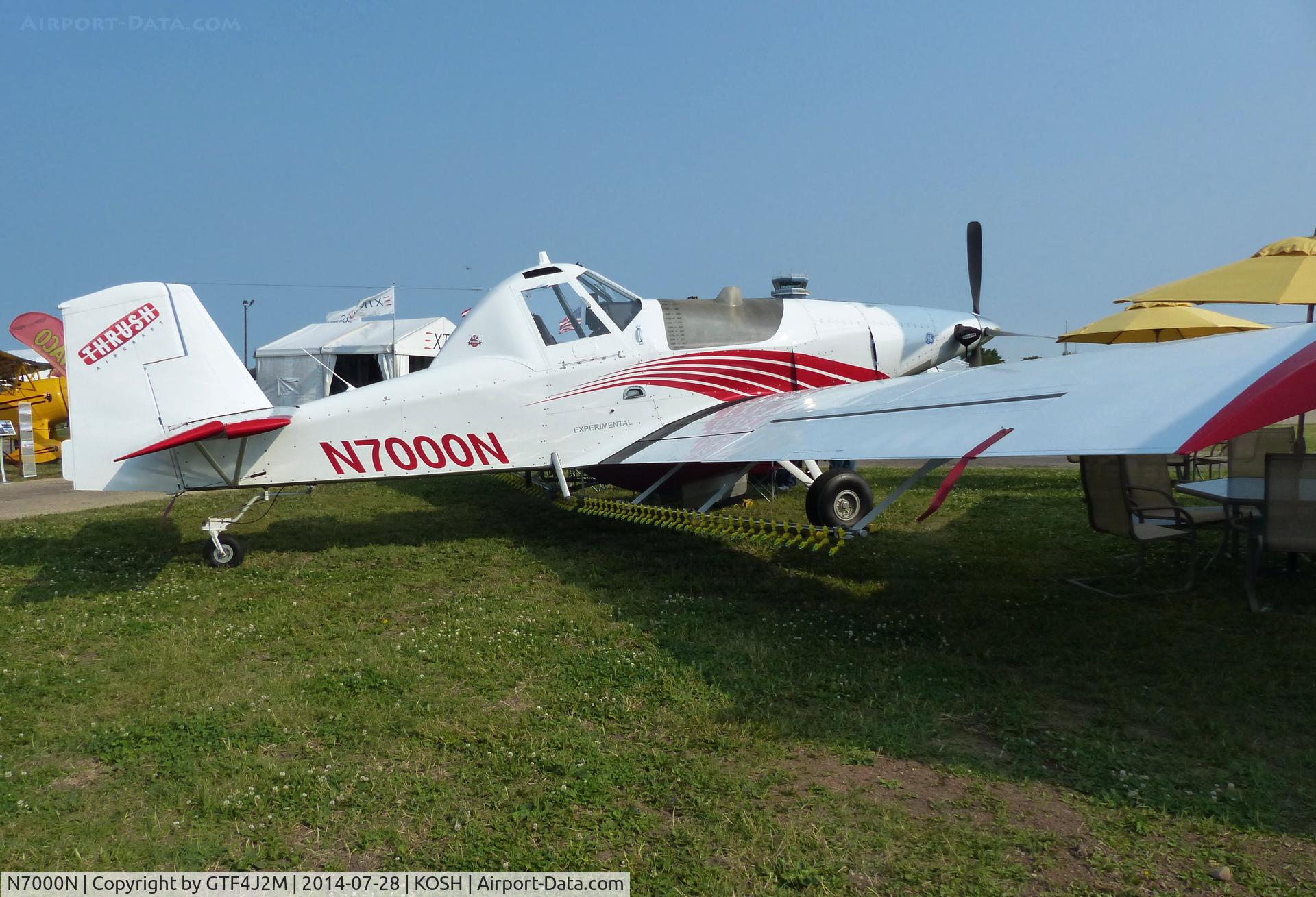 N7000N, Thrush Aircraft Inc S2R-H80 C/N H80-101, N7000N   at Oshkosh 28.7.14