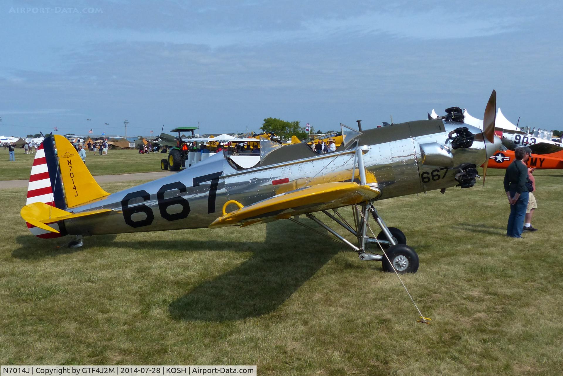 N7014J, 1942 Ryan Aeronautical ST3KR C/N 1876, N7014J 