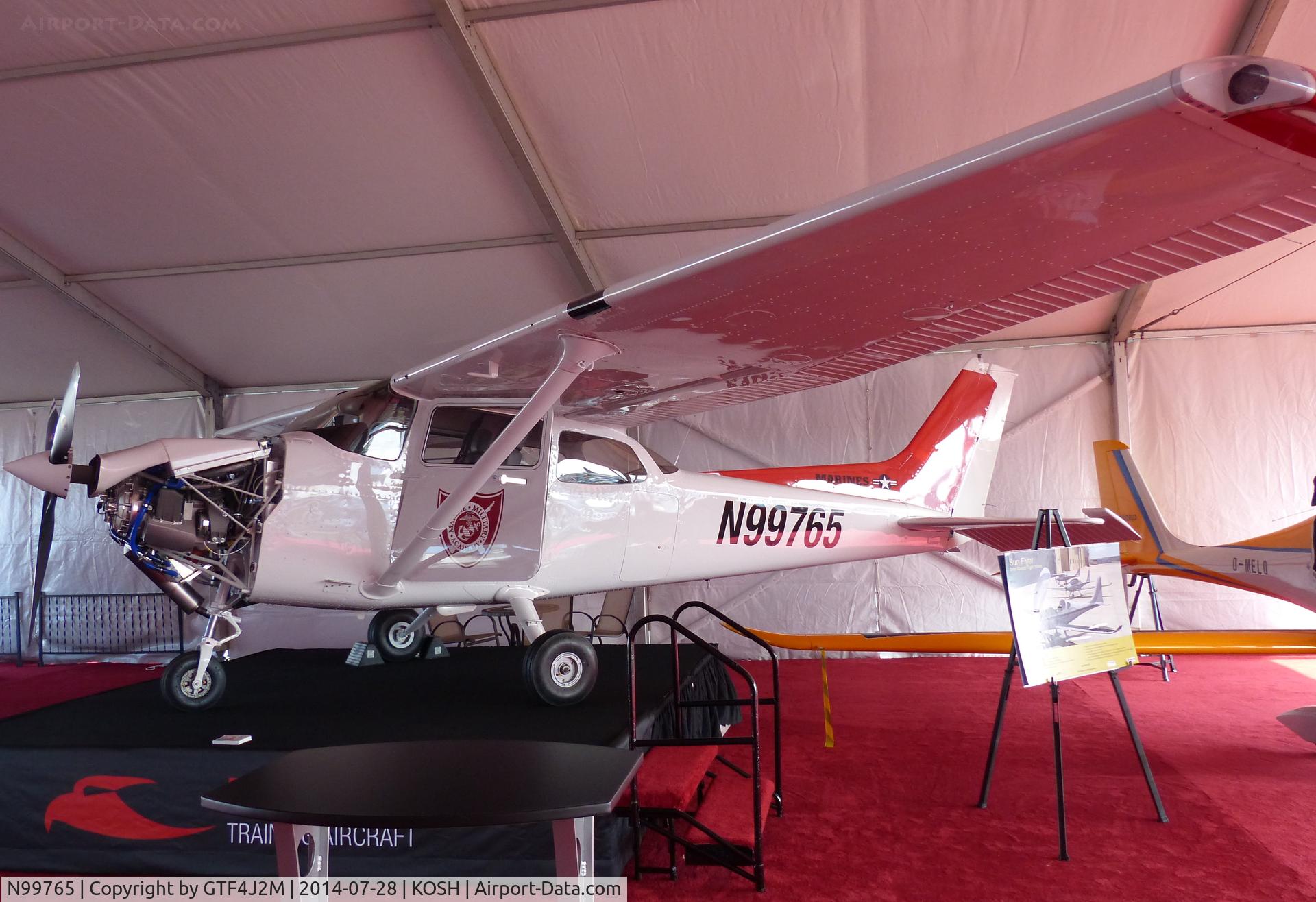 N99765, 1985 Cessna 172P C/N 17276507, N99765 in USMC scheme   at Oshkosh 28.7.14