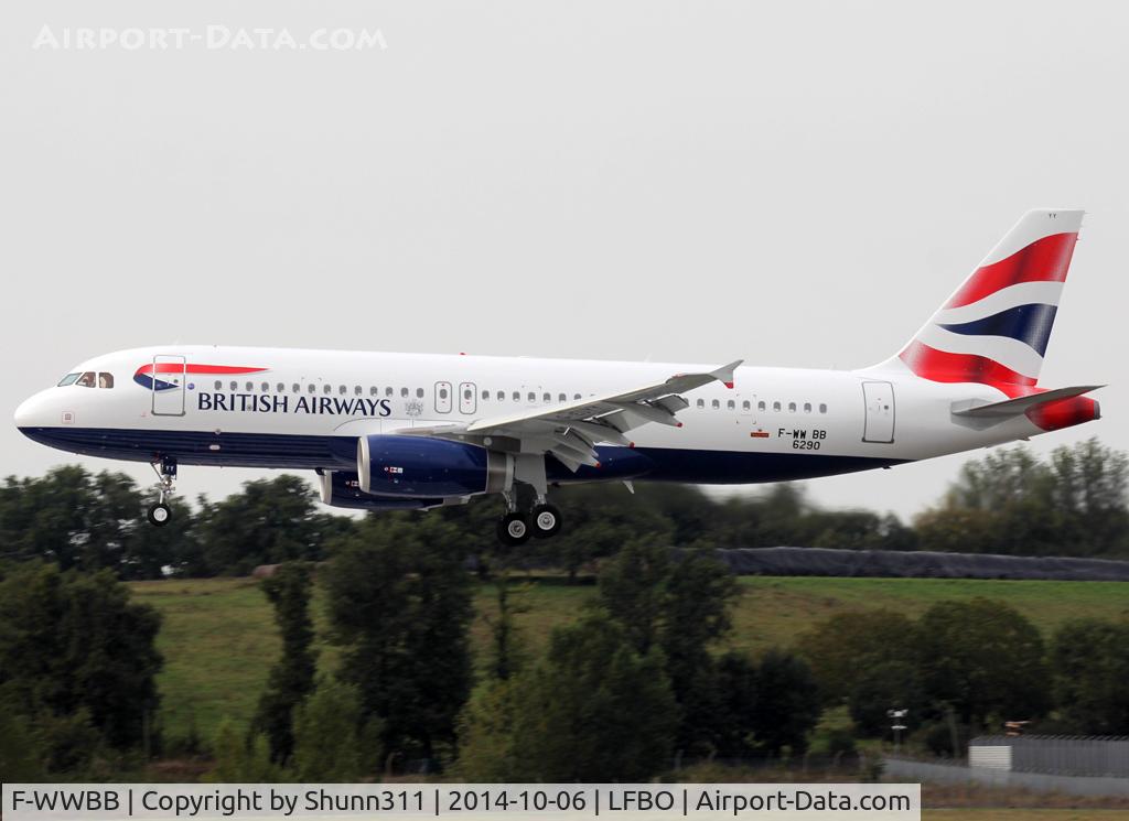 F-WWBB, 2014 Airbus A320-232 C/N 6290, C/n 6290 - To be G-EUYY