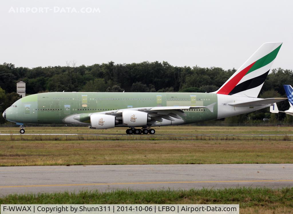 F-WWAX, 2014 Airbus A380-861 C/N 0172, C/n 0172 - For Emirates