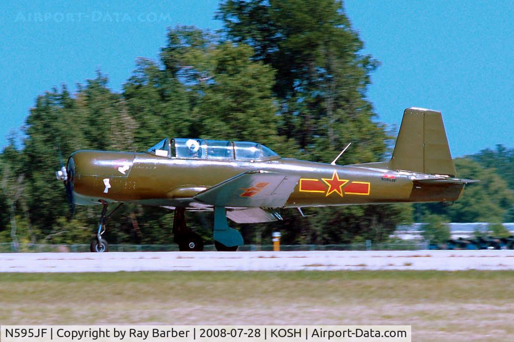 N595JF, 1969 Nanchang CJ-6A C/N 2532051, Nanchang CJ-6A [2532051] Oshkosh-Wittman Regional Airport~N 28/07/2008