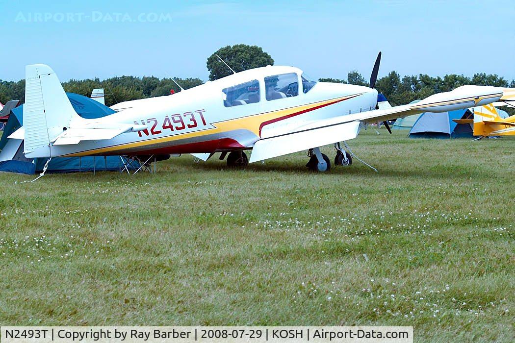 N2493T, 1964 Navion Rangemaster G C/N NAV-4-2493, Navion Rangemaster G-1 [NAV-4-2493] Oshkosh-Wittman Regional~N 29/07/2008. Written off in 2009.