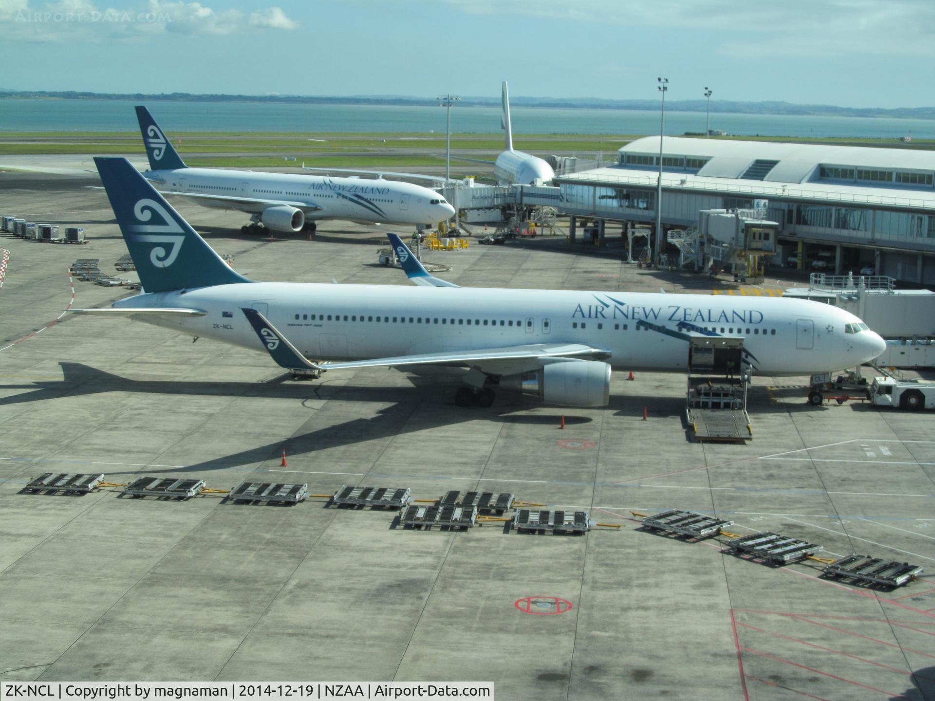 ZK-NCL, 1997 Boeing 767-319/ER C/N 28745, at akl on near empty apron