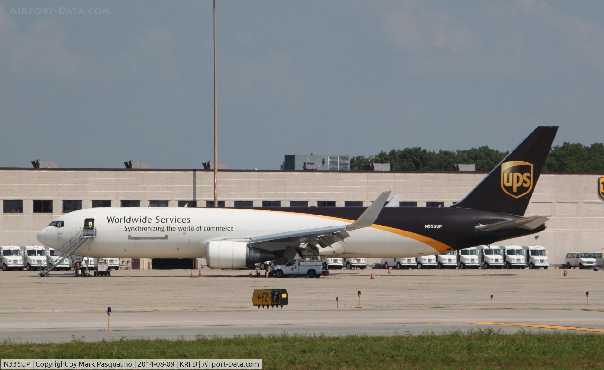 N335UP, 2009 Boeing 767-34AF C/N 37856, Boeing 767-300F