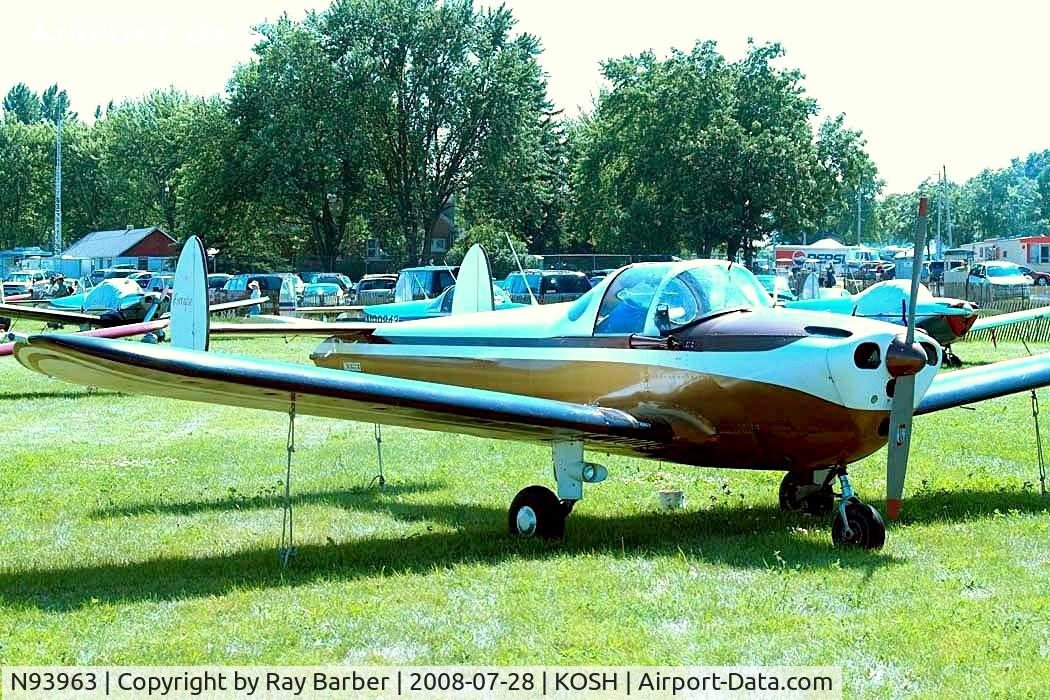 N93963, 1946 Erco 415C Ercoupe C/N 1286, Erco 415C Ercoupe [1286] Oshkosh-Wittman Regional~N 28/07/2008