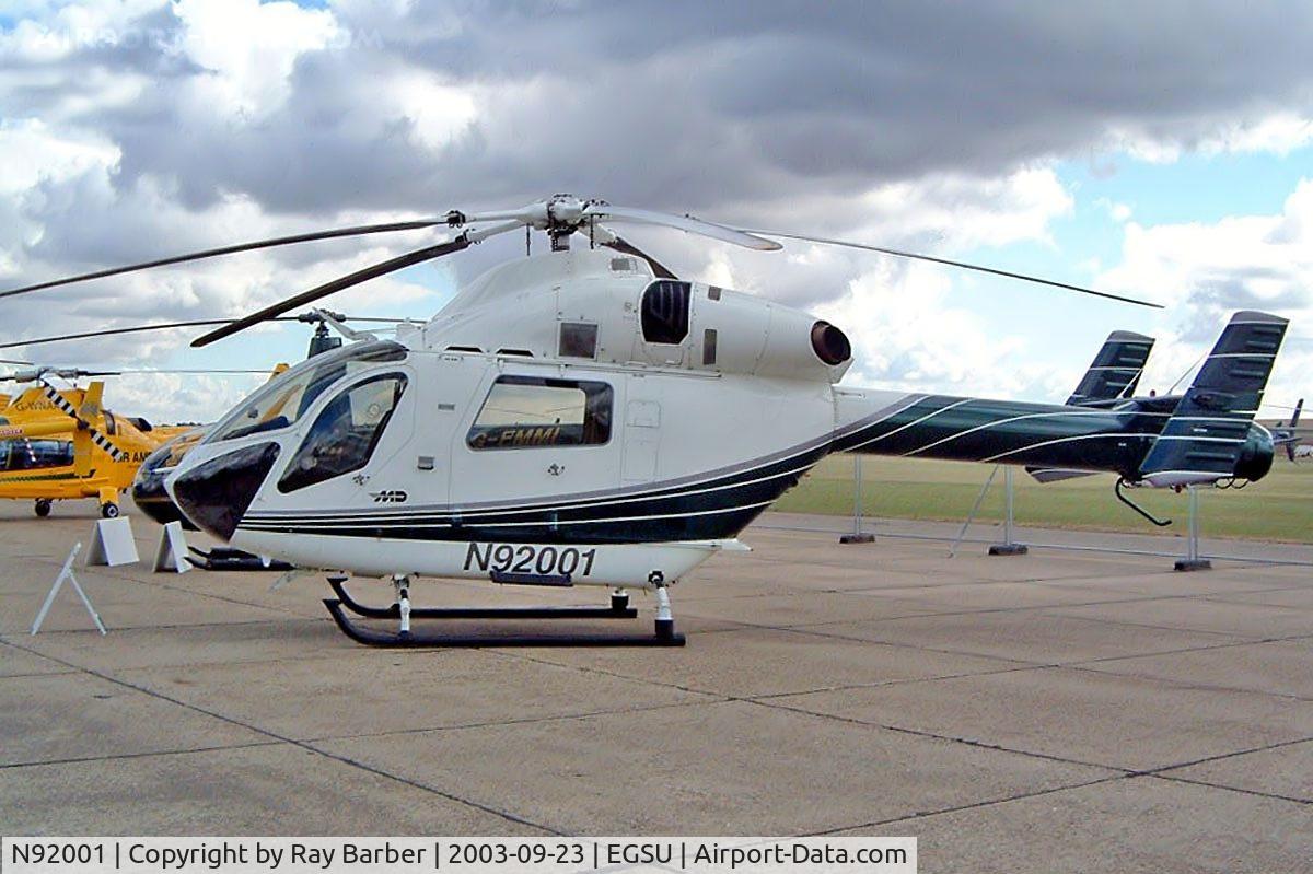 N92001, 1996 McDonnell Douglas MD-900 Explorer C/N 900-00040, McD-D Helicopters MD-900 Explorer [900-00040] Duxford~G 23/09/2003